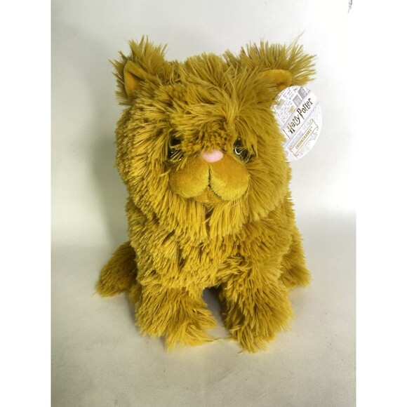 Harry Potter Crookshanks Orange Cat Plush Stuffed Animal Toy Just Play NEW - Picture 1 of 9